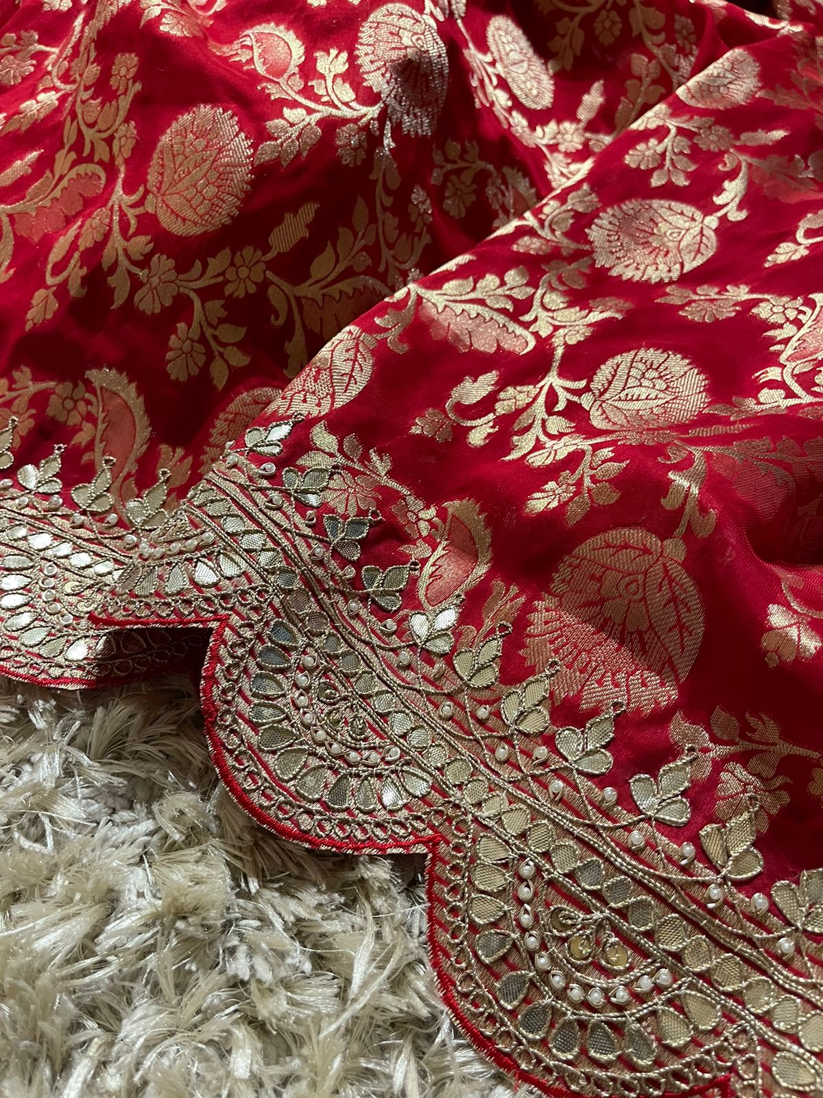 ANIKA BRIDAL EDIT - RED SAREE - Image 8