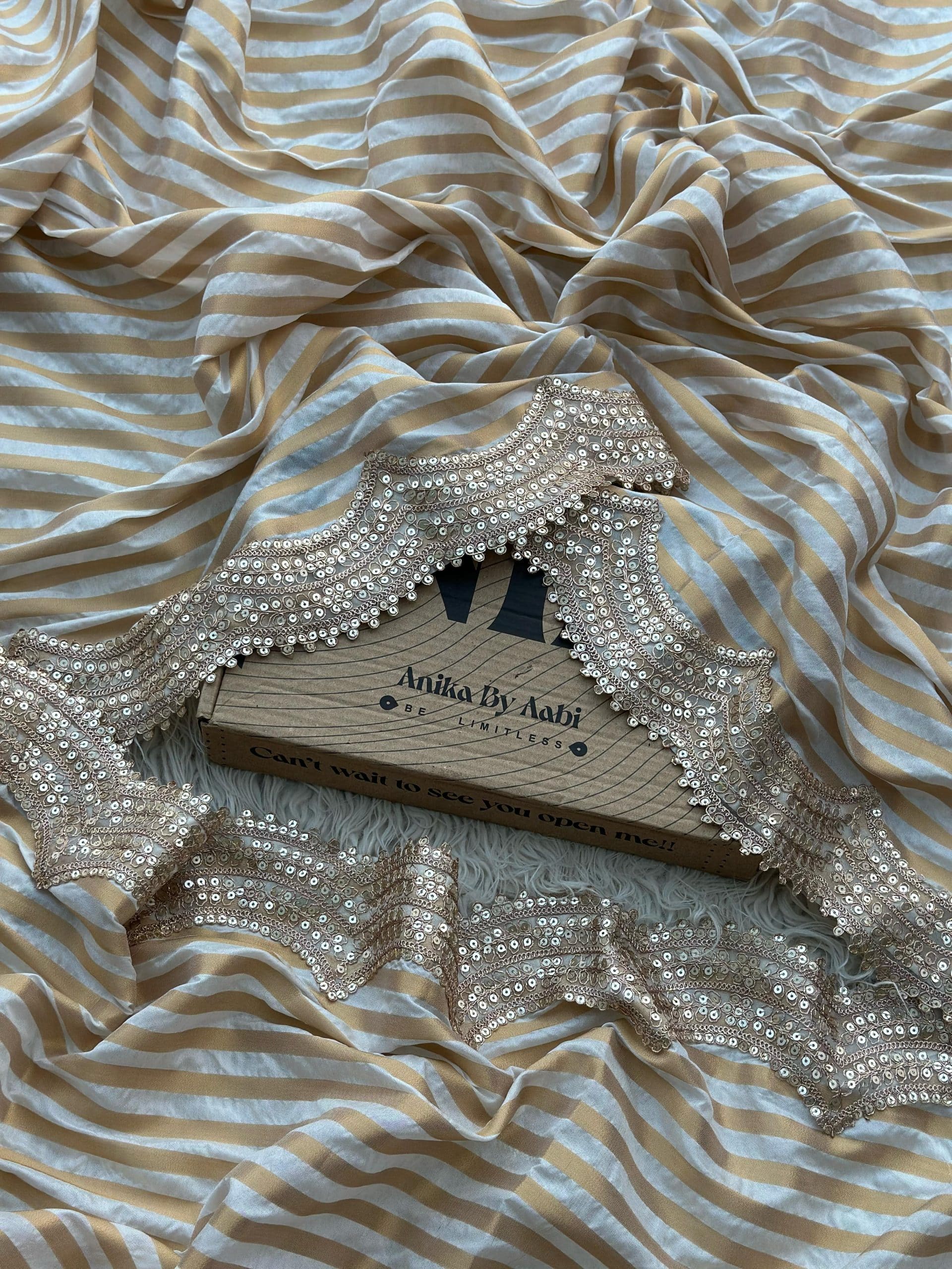 DUSHERA ONAM TISSUE LACE SAREE - Image 5