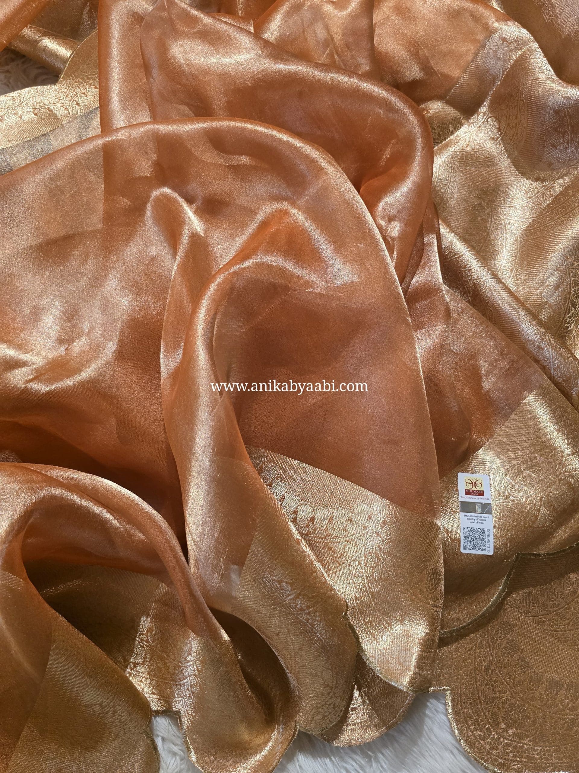 KALKI - VAISHU BRIDAL EDIT TISSUE SAREE - Image 9