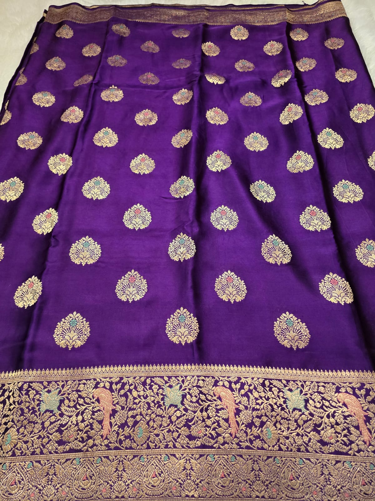 MUSHRO - PURPLE SAREE - Image 5