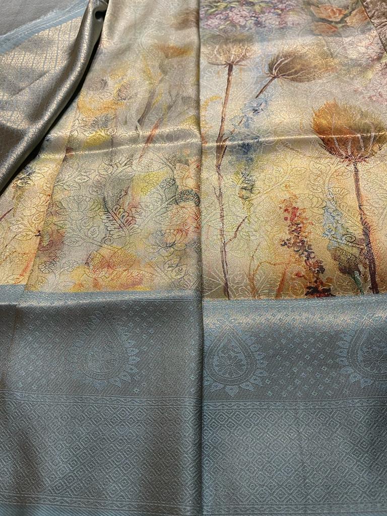 OCTANE-PASTEL BLUE SAREE - Image 4